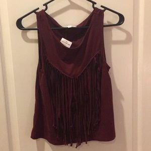 Boho Socialite Fringe Tank